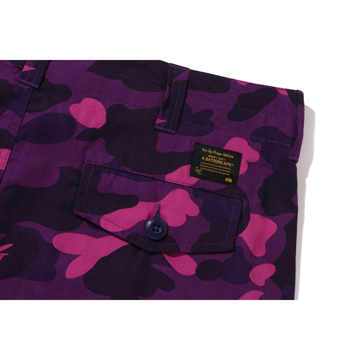 BAPE COLOR CAMO 6 POCKET PANTS PURPLE