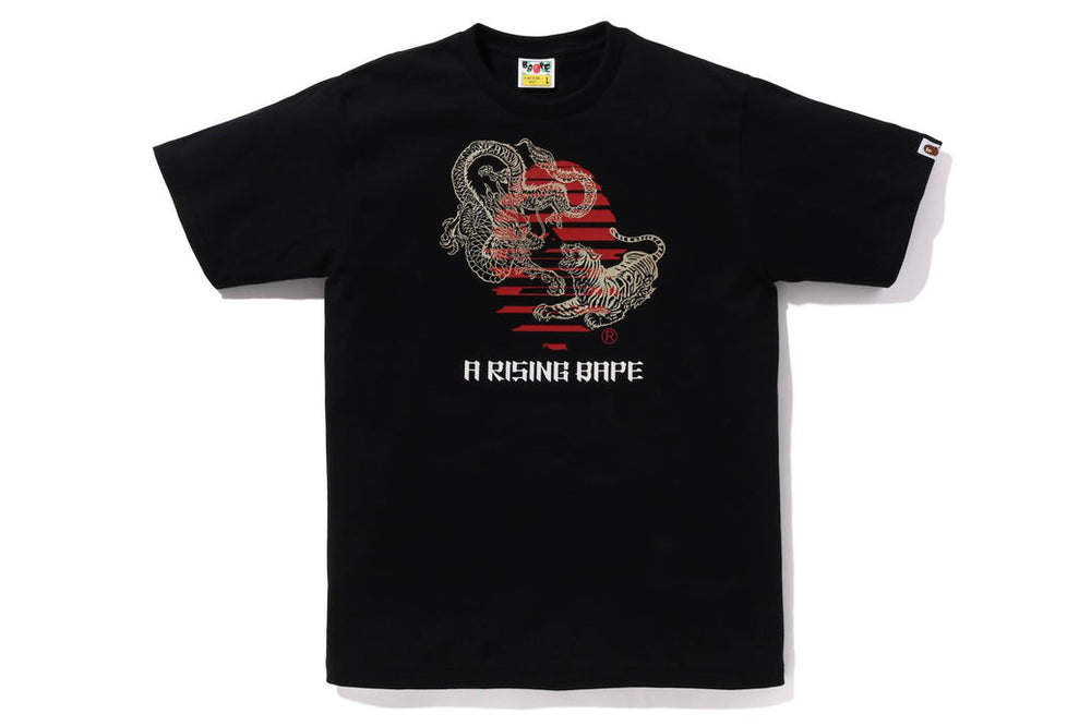 Bape Tiger And Dragon Ape Head T-Shirt Black