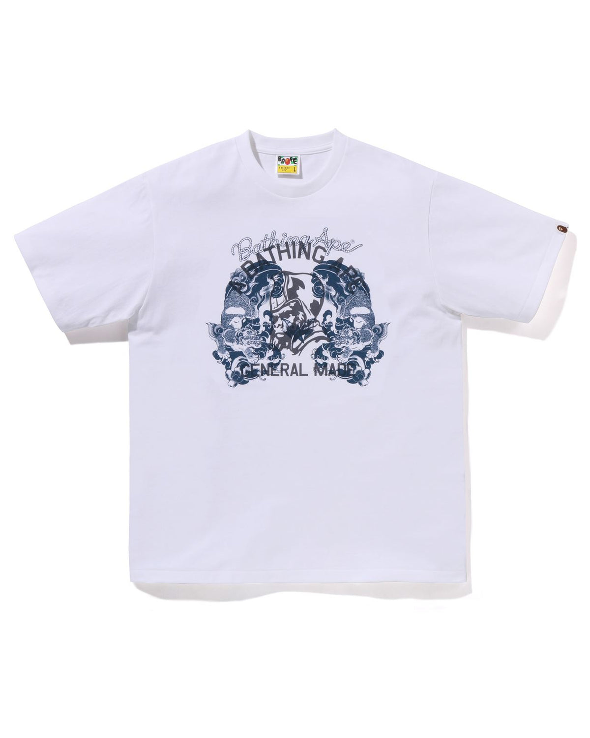 BAPE Japanese Tattoo On General Tee White