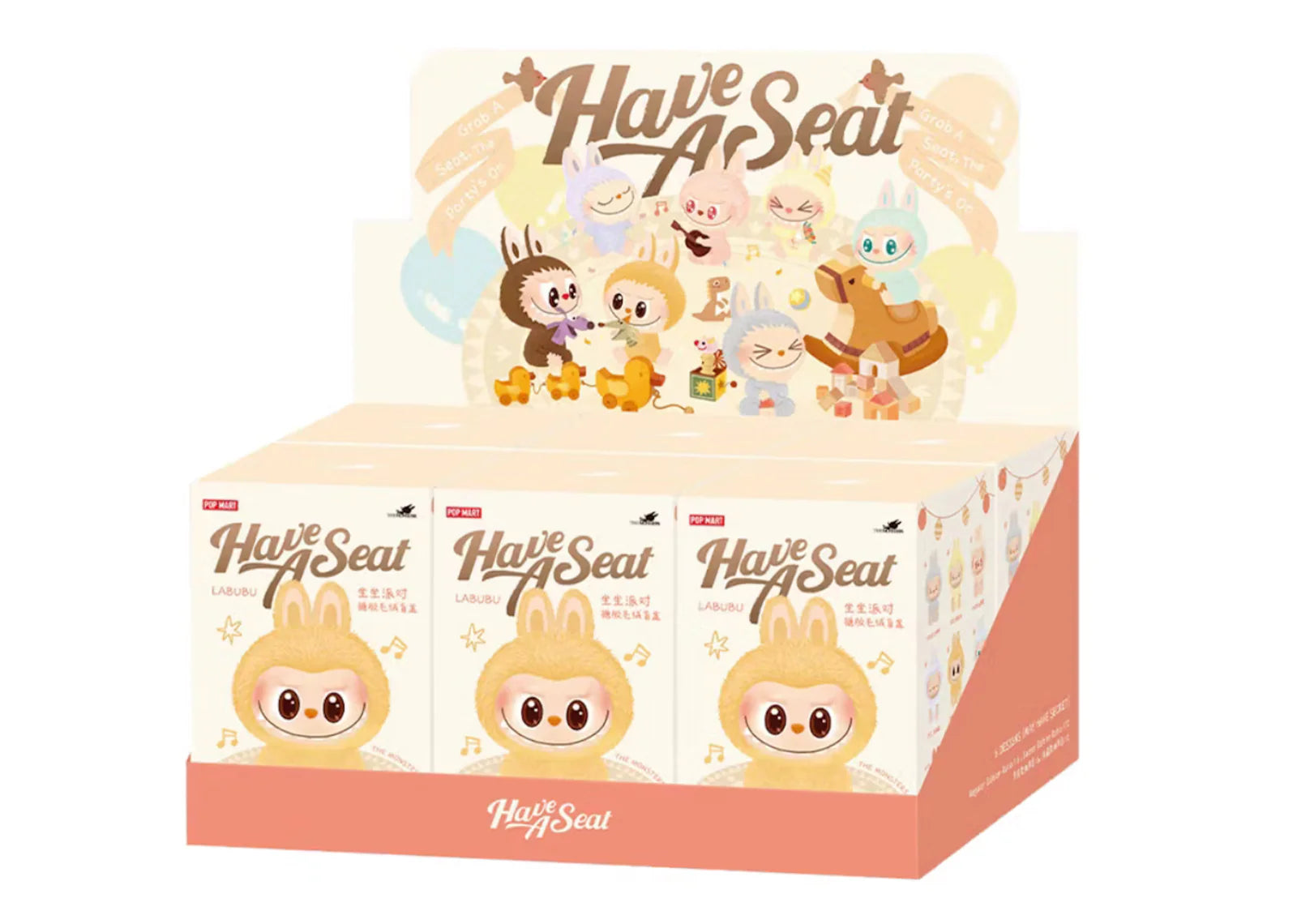 Pop Mart Labubu The Monsters Have a Seat Vinyl Plush Single Blind Box
