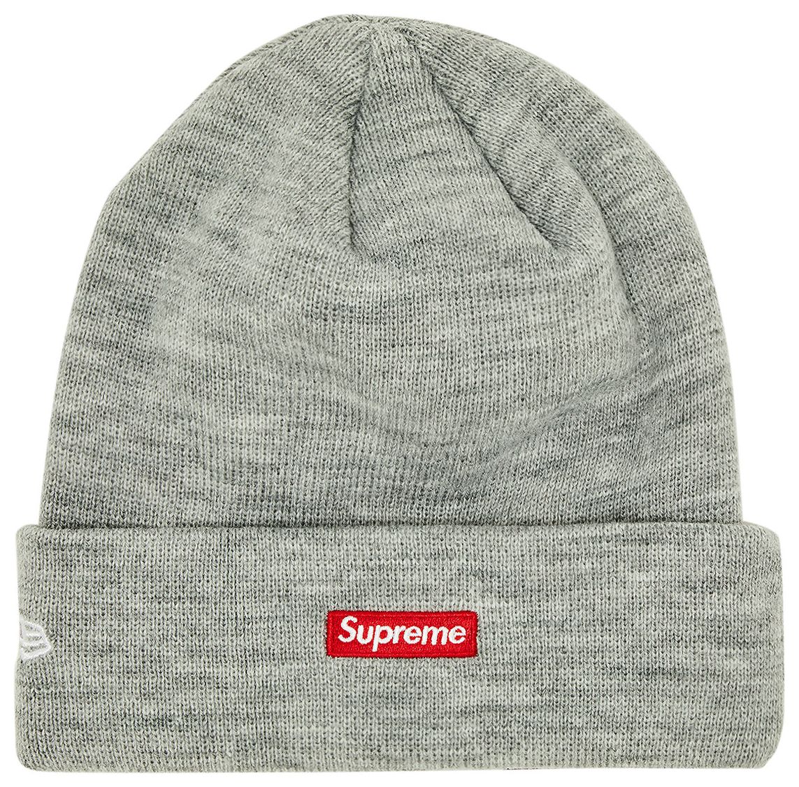 Supreme New Era S Logo Beanie (FW24) Heather Grey