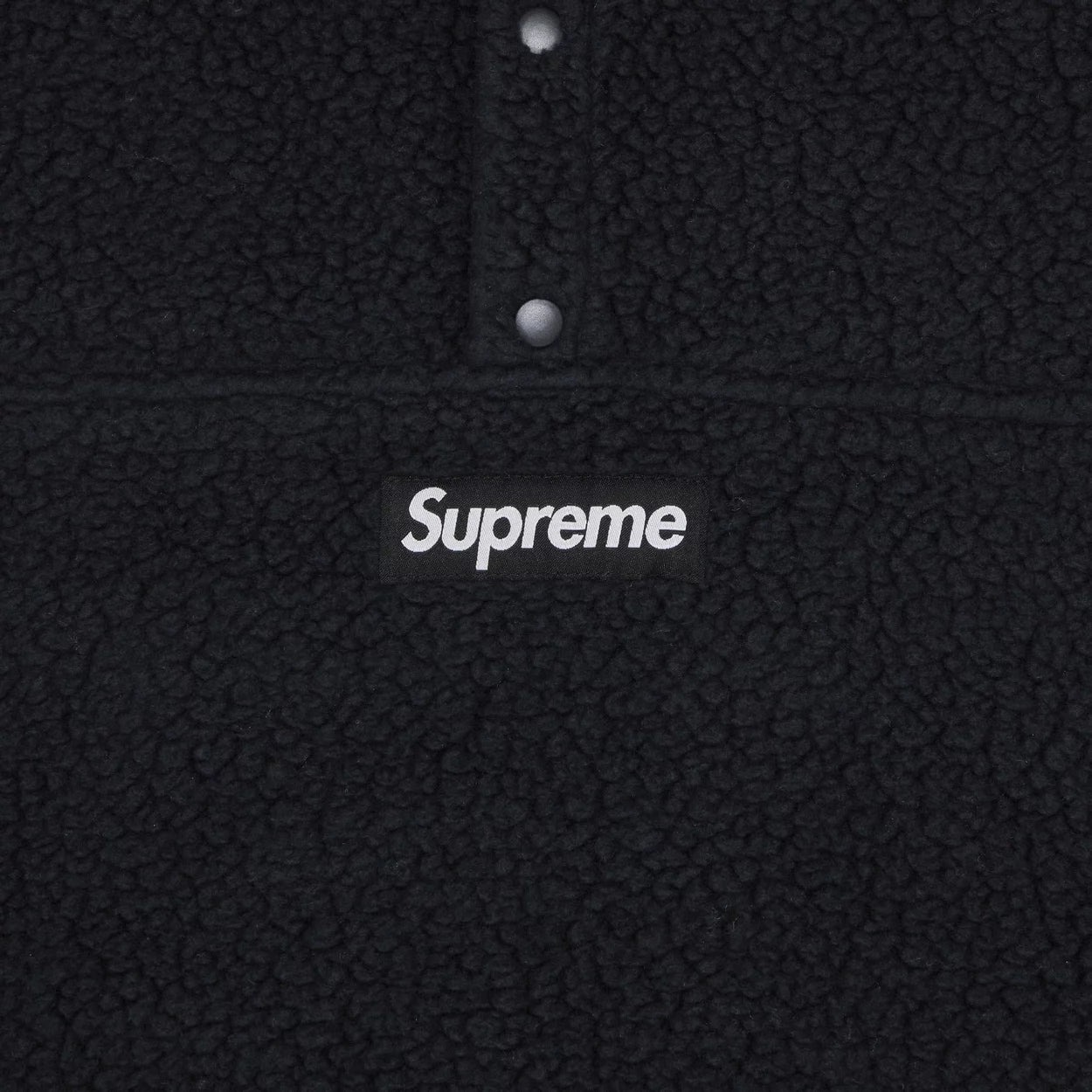 Supreme Polartec Shearling Reversible Pullover Black