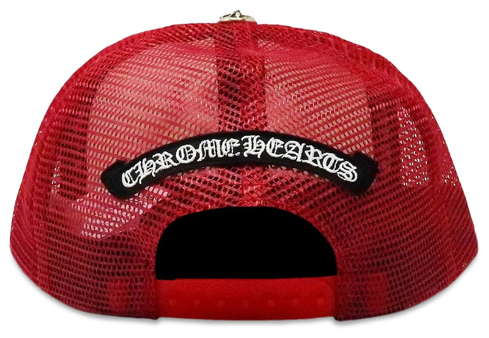 Chrome Hearts Multi Cross Trucker Hat Red/White
