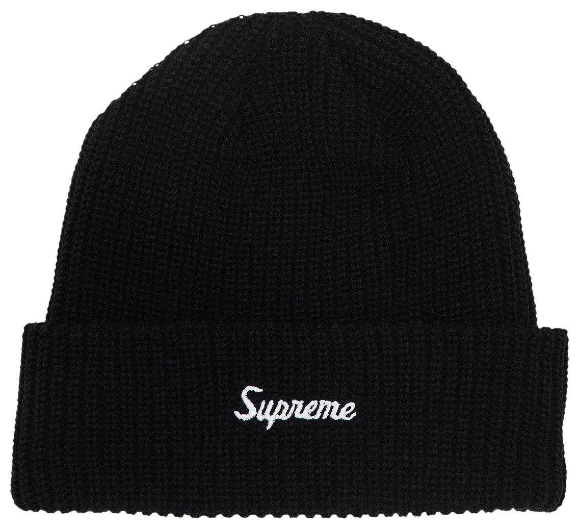 Supreme Loose Gauge Beanie (FW25) Black