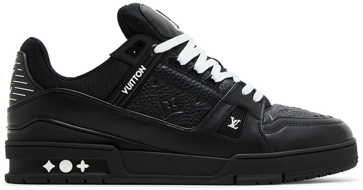 LV Trainer Black Embossed Monogram