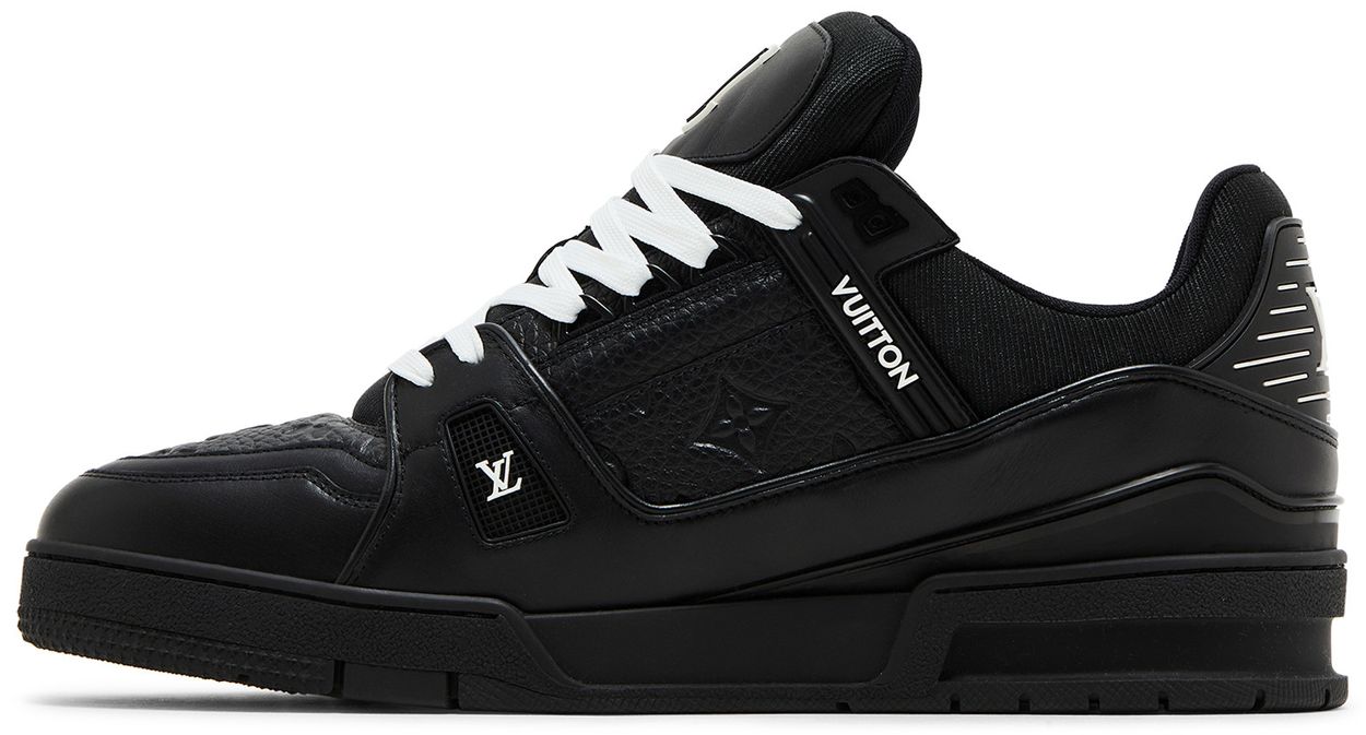 LV Trainer Black Embossed Monogram