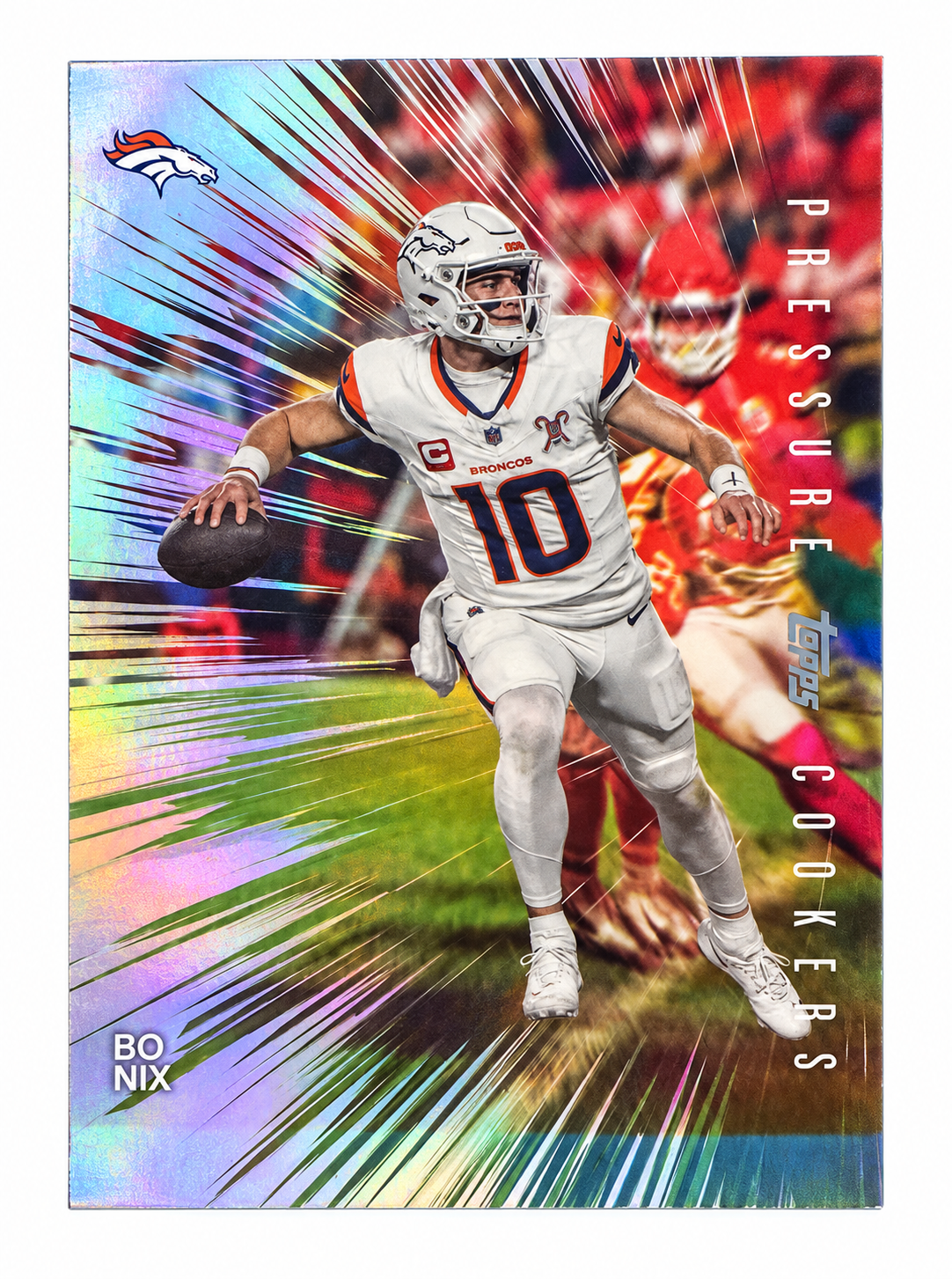 Bo Nix #PC-2 2026 Topps Flagship Pressure Cookers
