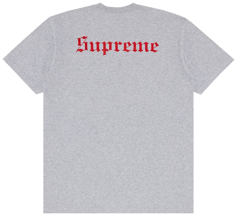 Supreme Snow White Tee Grey