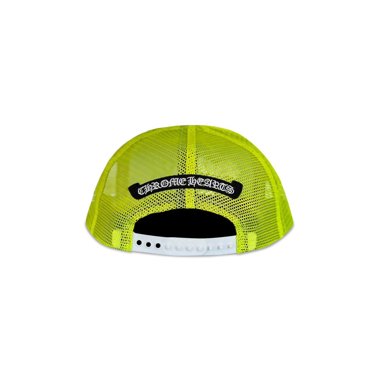 Chrome Hearts Cemetery Trucker Hat Neon Yellow