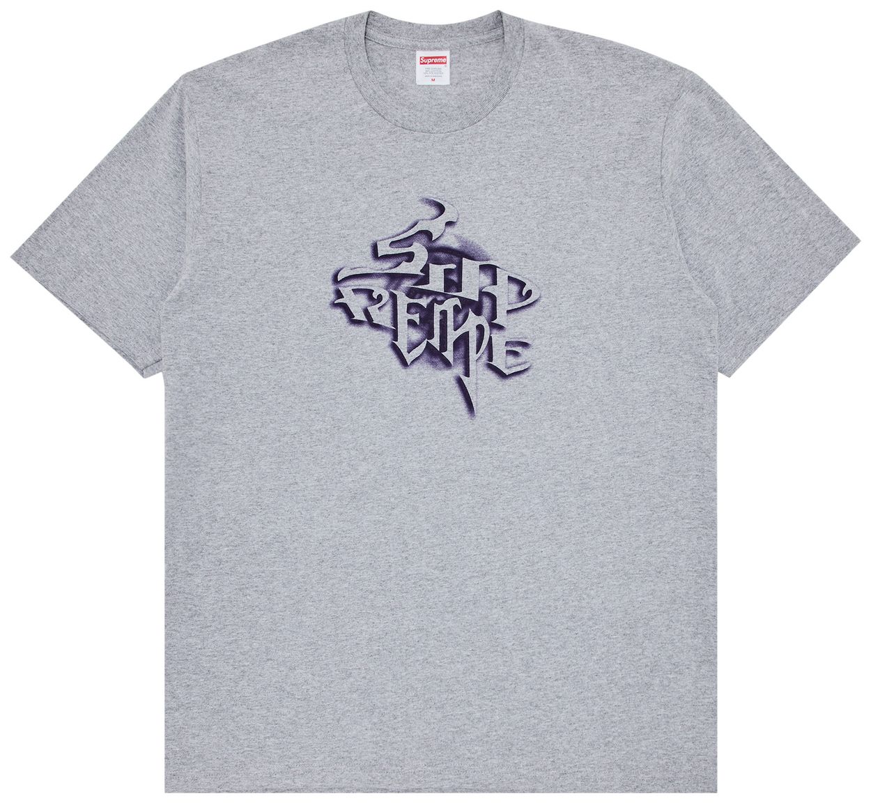 Supreme Smoke Tee (FW24) Heather Grey