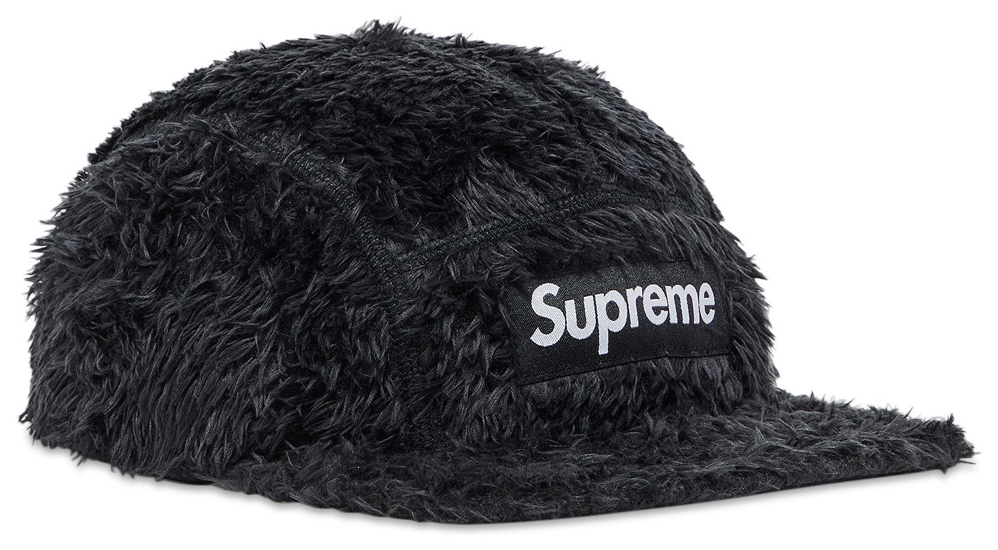 Supreme Fuzzy Camp Cap Black (FW24)
