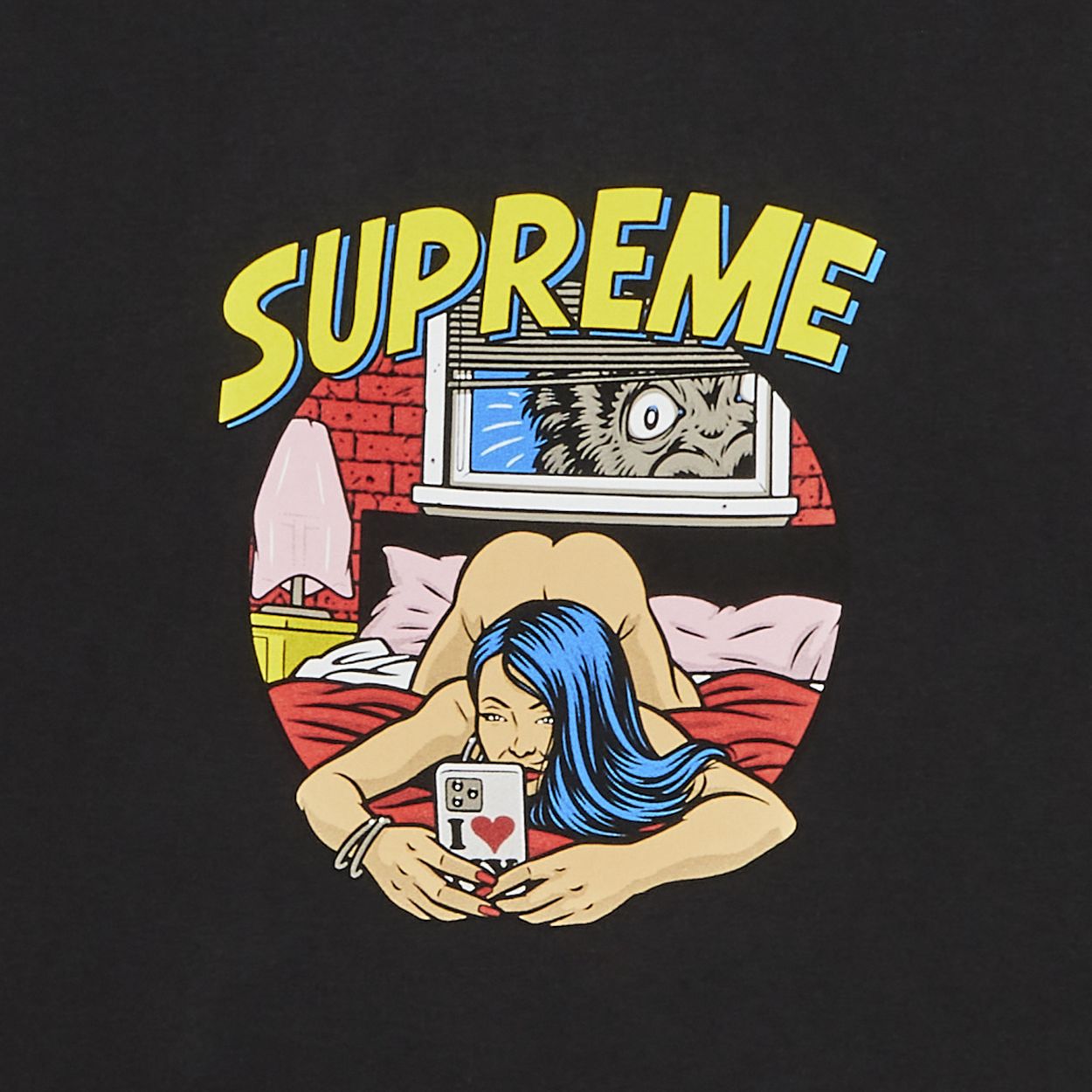 Supreme Bedroom Tee (SS25) Black