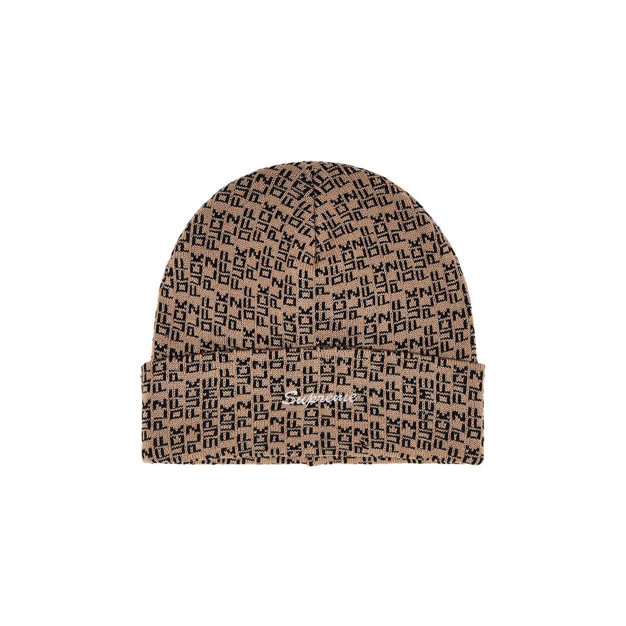 Supreme Fuck Off Beanie Tan