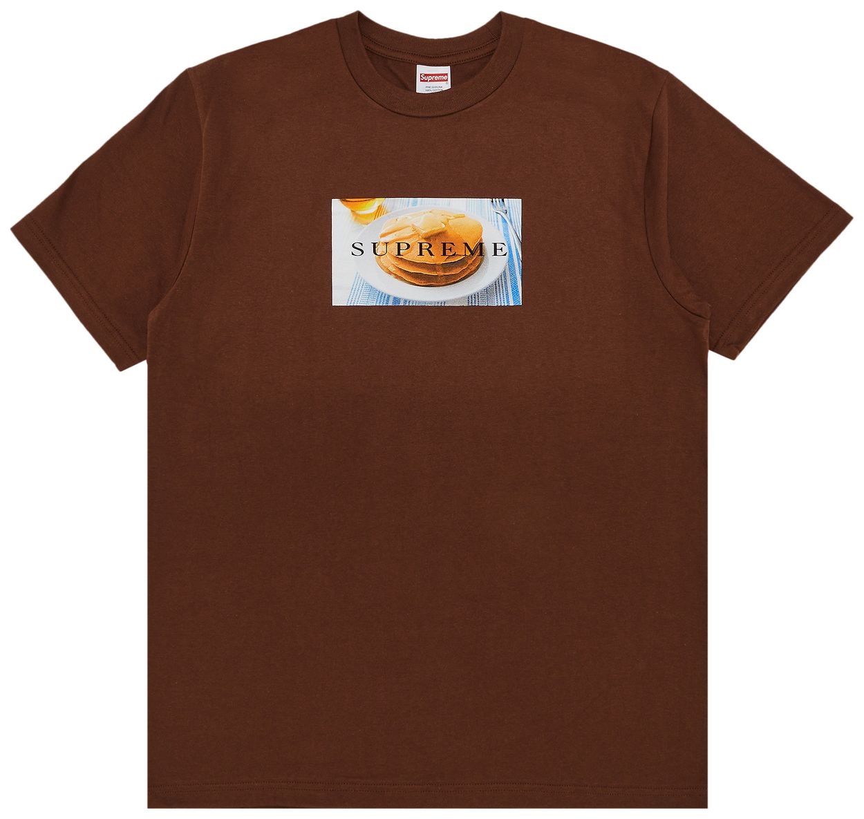 Supreme Pancakes Tee Brown