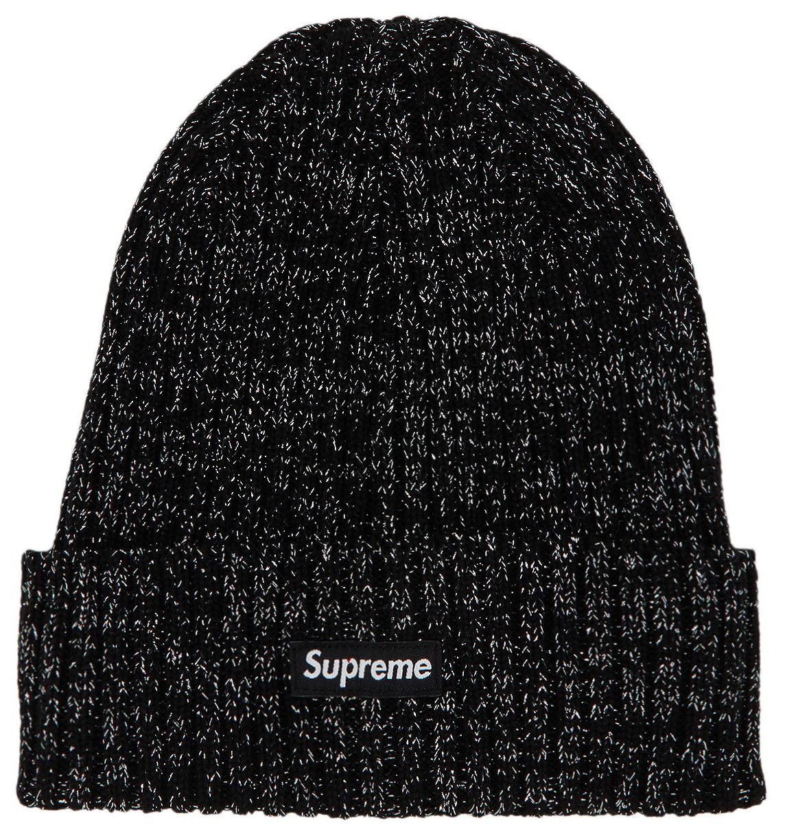 Supreme Overdyed Beanie (SS25) Metallic Black