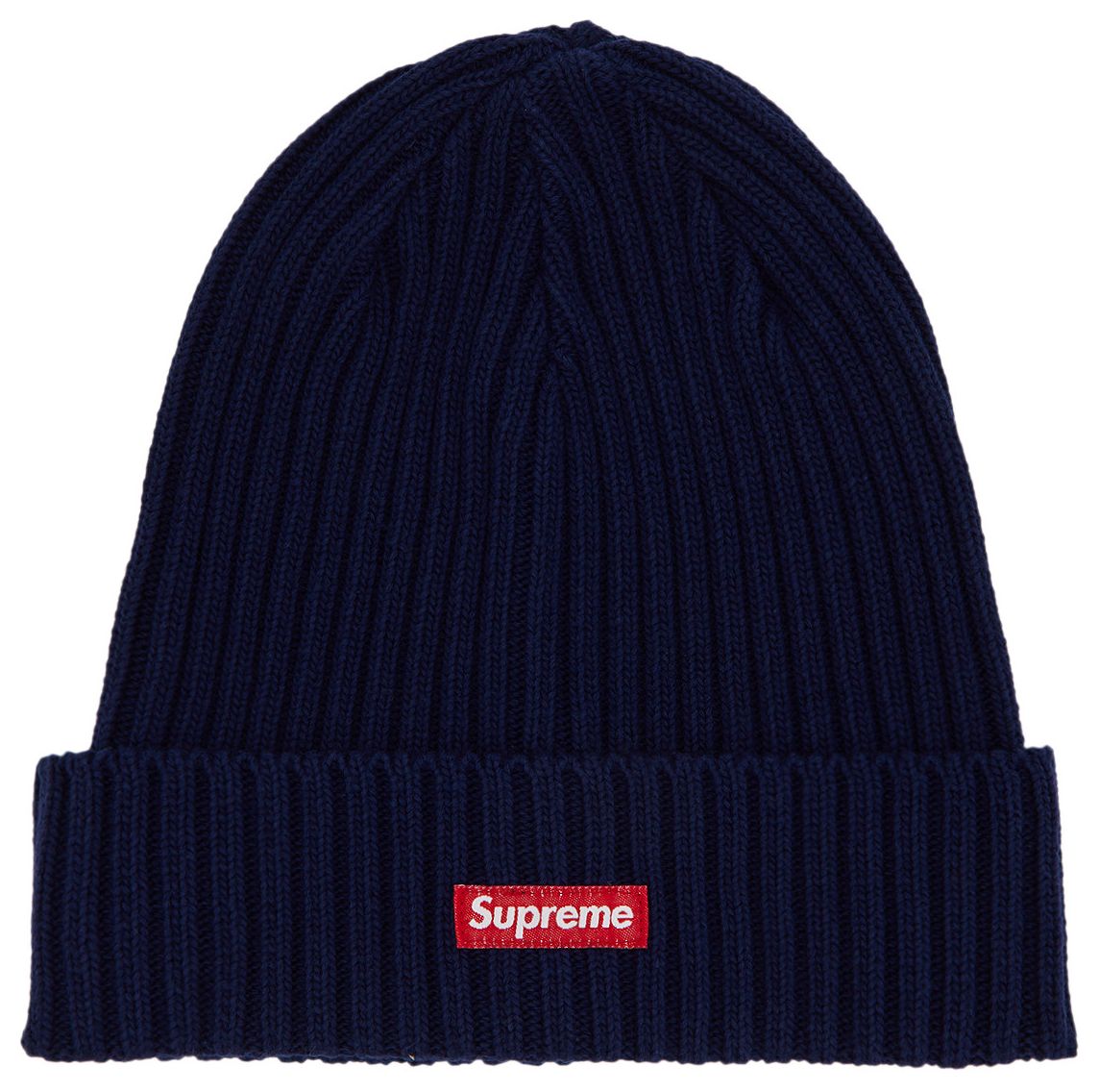 Supreme Overdyed Beanie (SS25) Navy