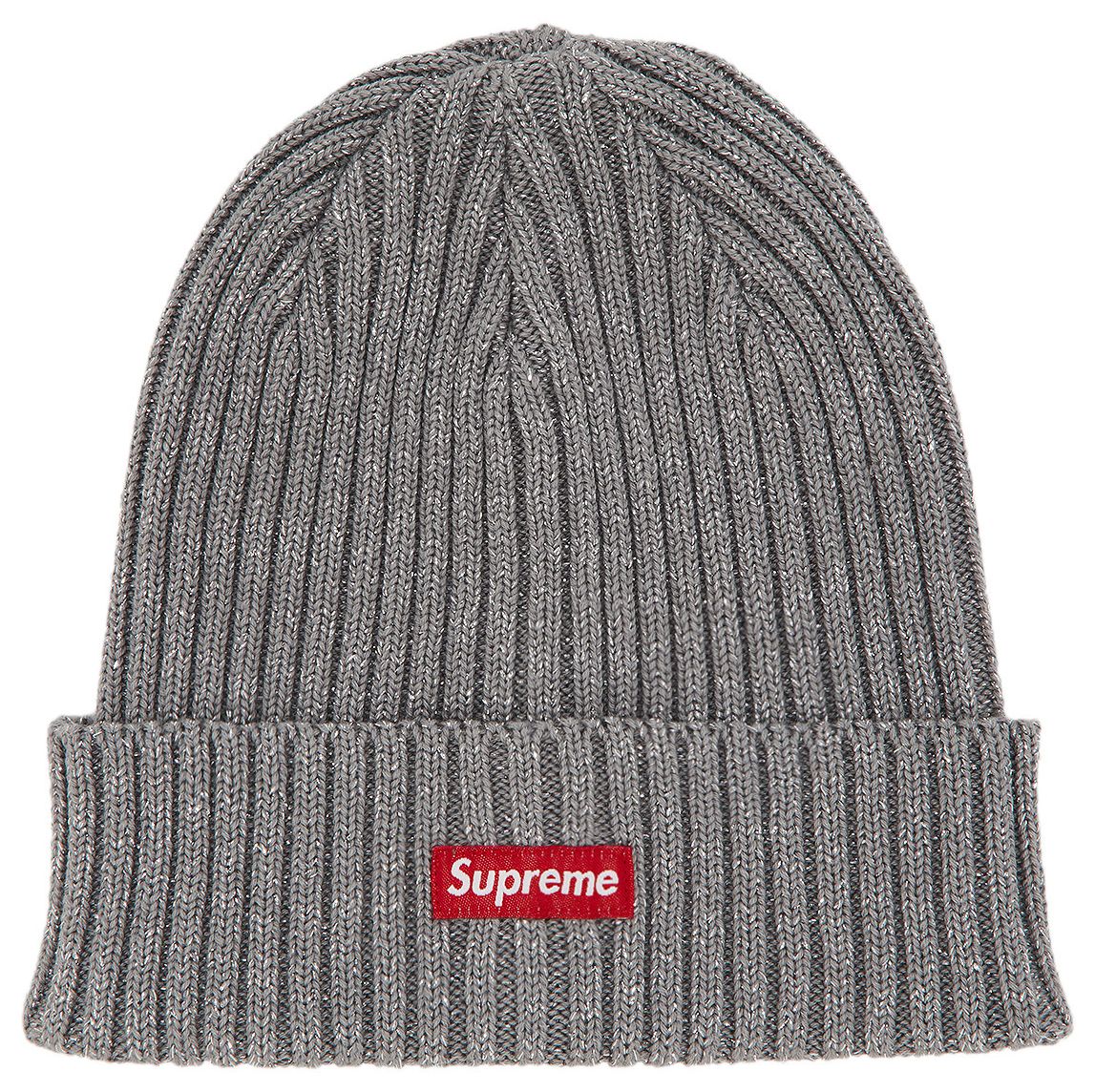 Supreme Overdyed Beanie (SS25) Metallic Silver
