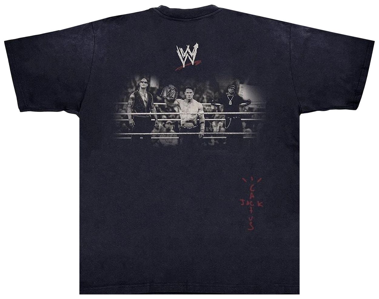 Travis Scott Wrestling Is Real T-Shirt Black