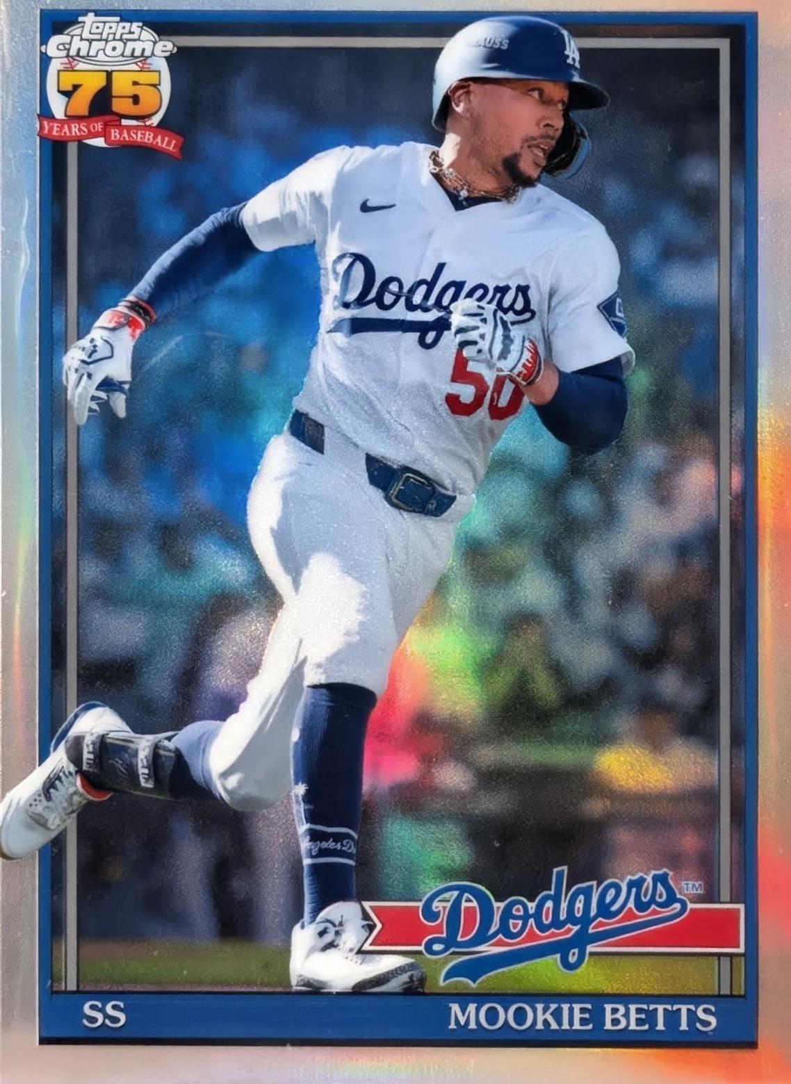 Mookie Betts #91CB-8 2026 Topps Chrome 1991