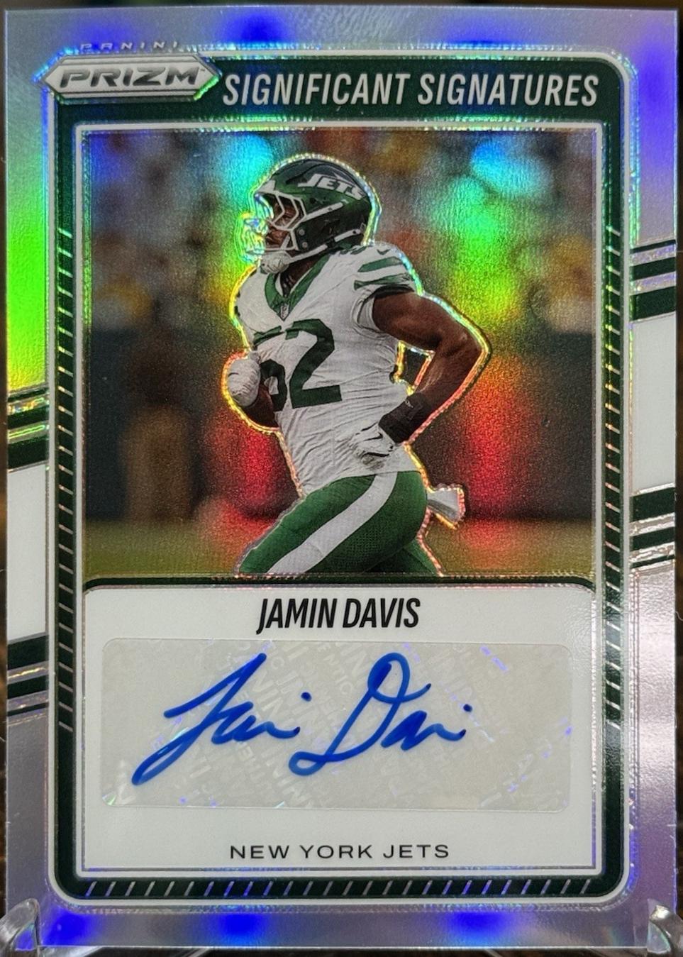 Jamin Davis #SSI-JDS 2025 Panini Prizm Significant Signature