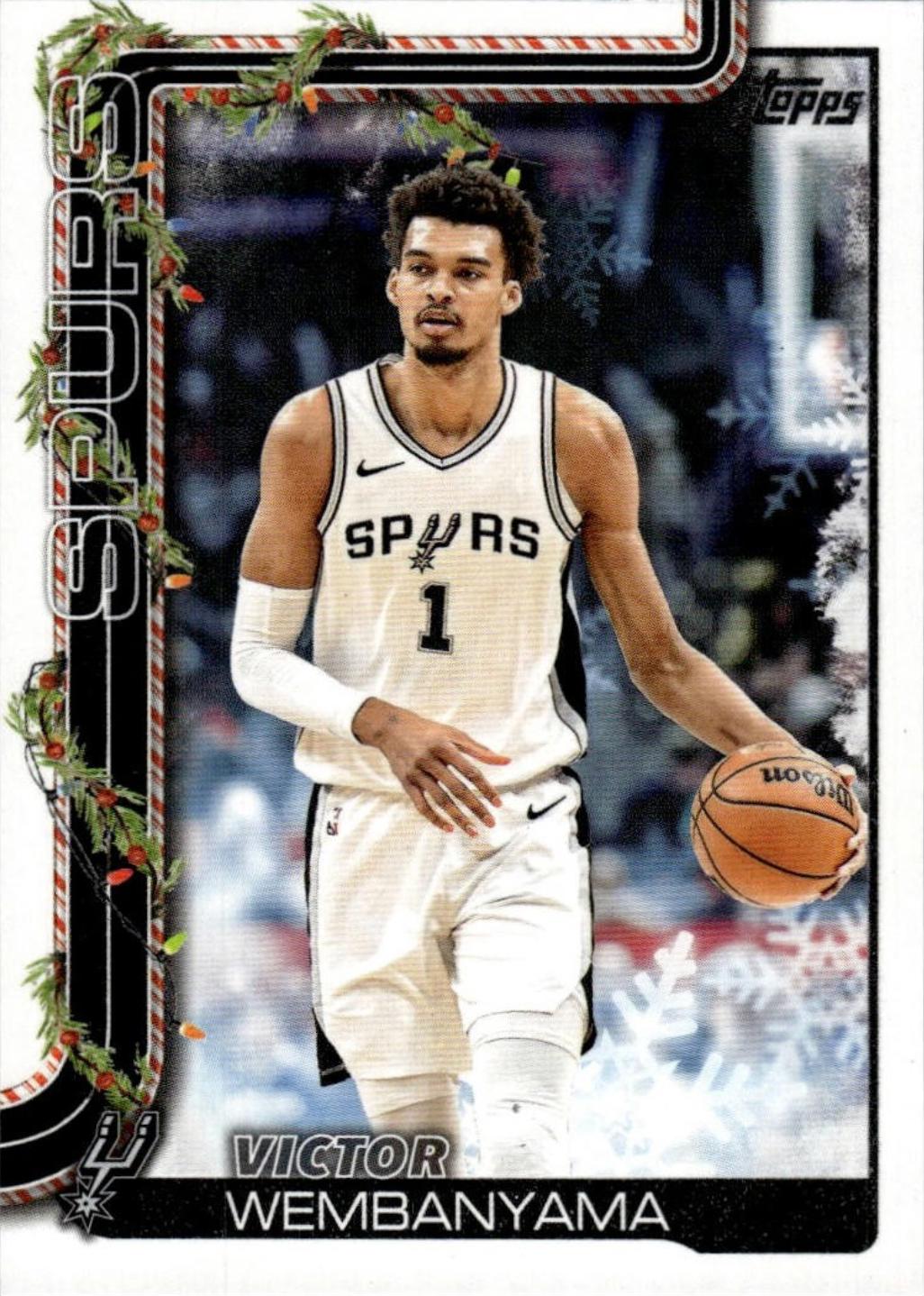 Victor Wembanyama #H156 2025 Topps Holiday