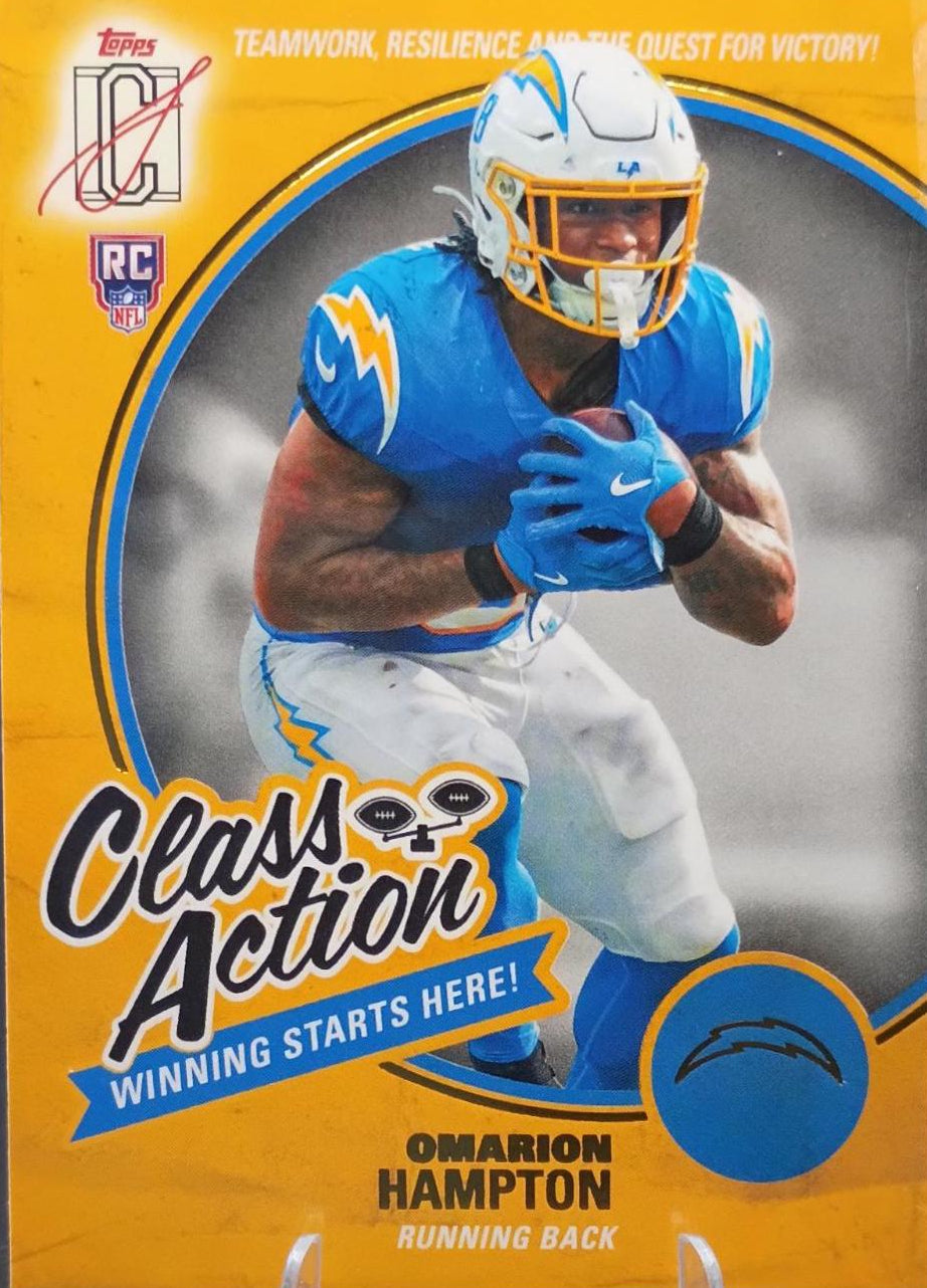Omarion Hampton #CA-18 2025 Topps Signature Class Action