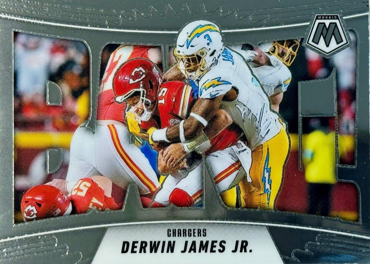 Derwin James Jr. #4 2025 Panini Mosaic Bang
