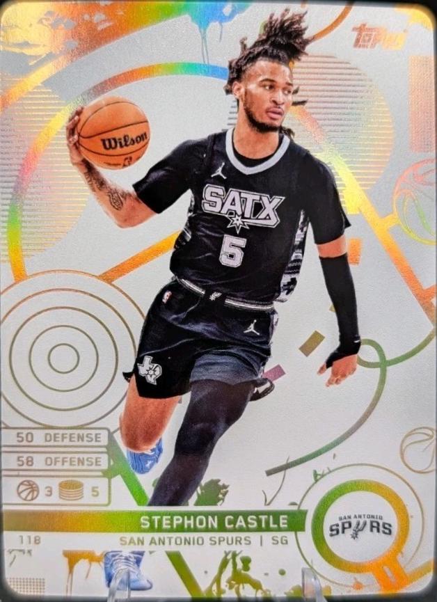 Stephon Castle #118 2025 Topps Match Attax