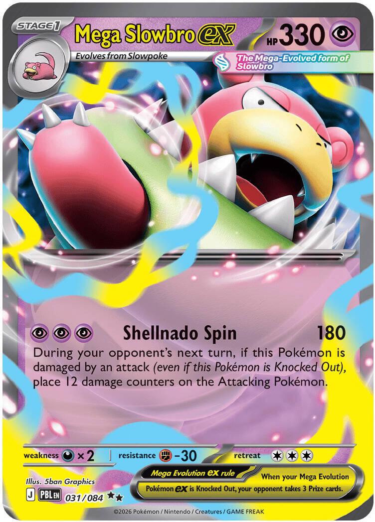 Mega Slowbro ex #31 Pokemon Pitch Black