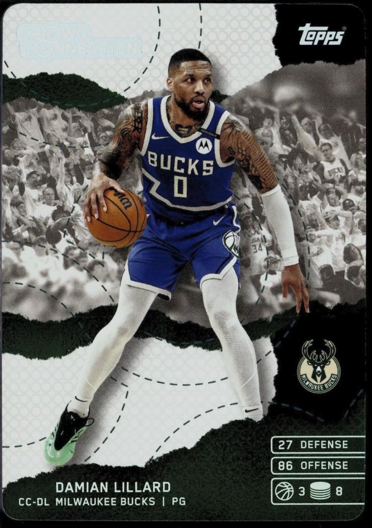 Damian Lillard #CC-DL 2025 Topps Match Attax Crowd Connection