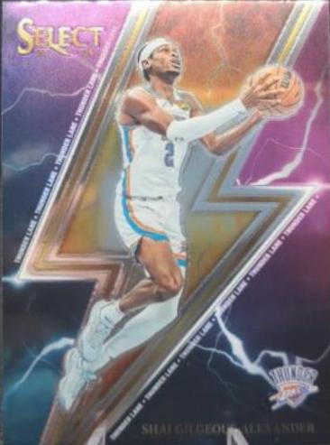 Shai Gilgeous-Alexander #11 2023 Panini Select Thunder Lane