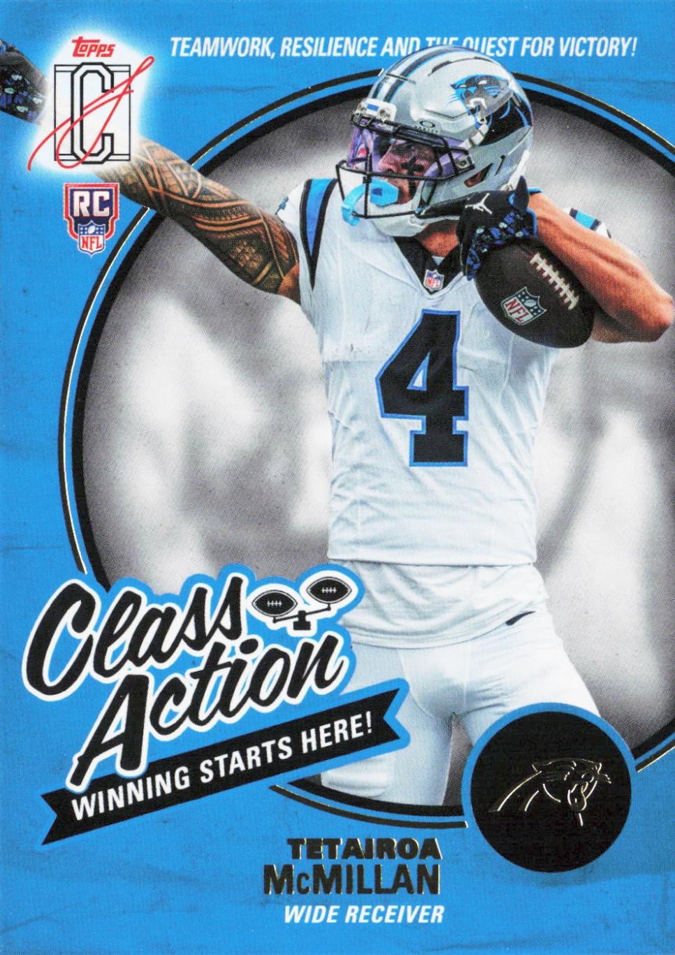 Tetairoa McMillan #CA-5 2025 Topps Signature Class Action