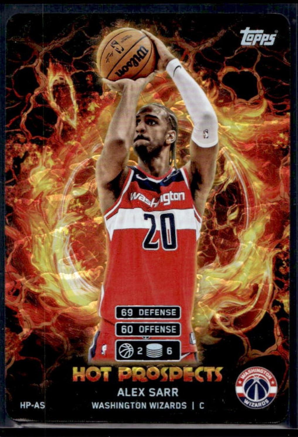 Alex Sarr #HP-AS 2025 Topps Match Attax Hot Prospects