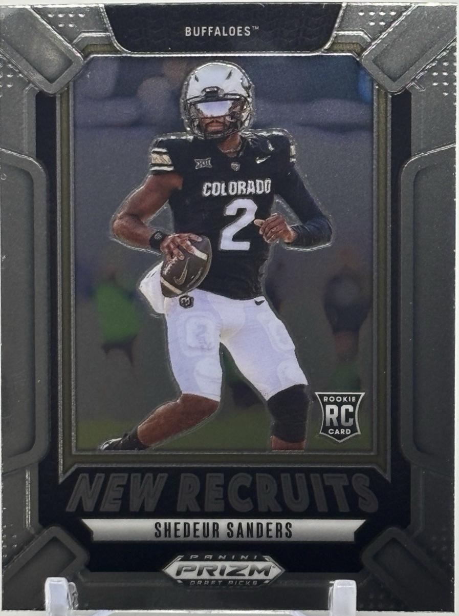 Shedeur Sanders #15 2025 Panini Prizm Draft Picks New Recruits