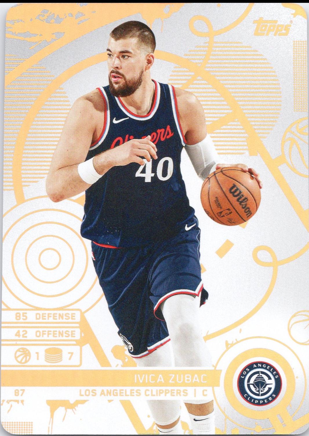 Ivica Zubac #87 2025 Topps Match Attax