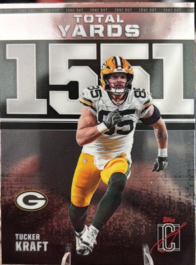 Tucker Kraft #ZO-25 2025 Topps Signature Class Zone Out