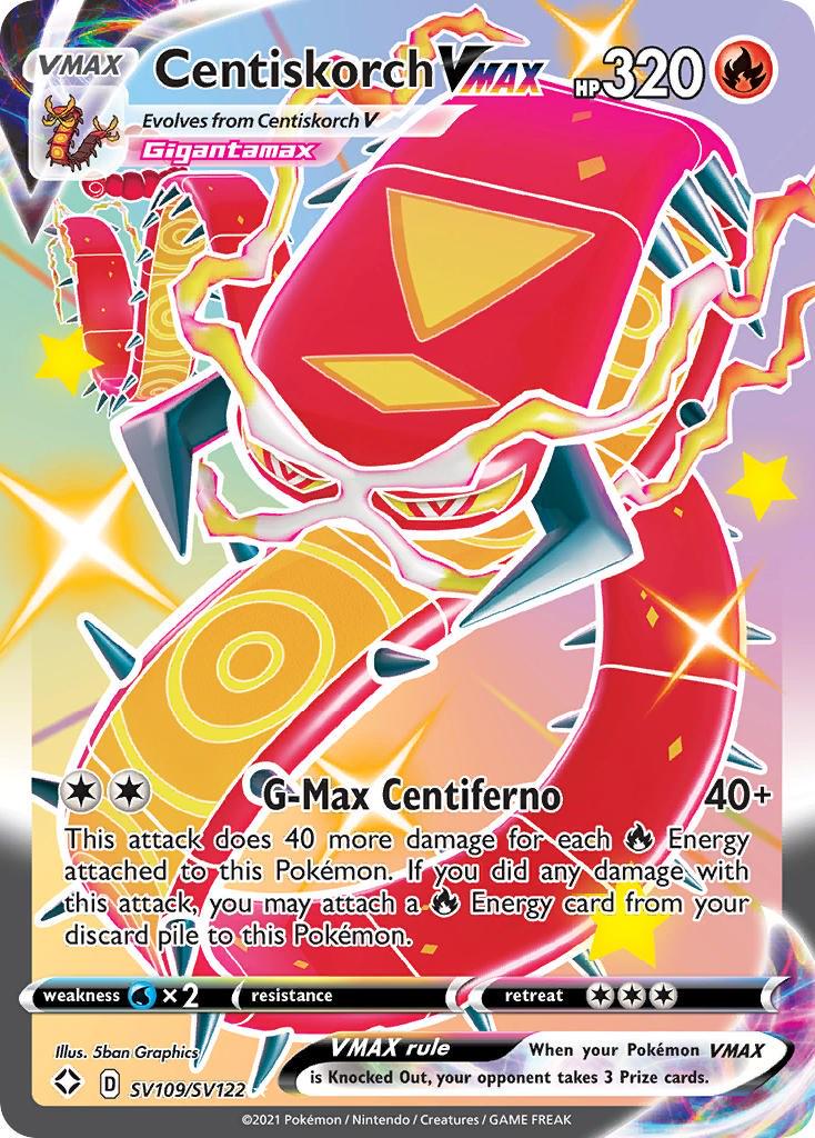Centiskorch VMAX #SV109 Pokemon Shining Fates