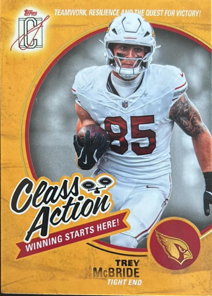 Trey McBride #CA-1 2025 Topps Signature Class Action