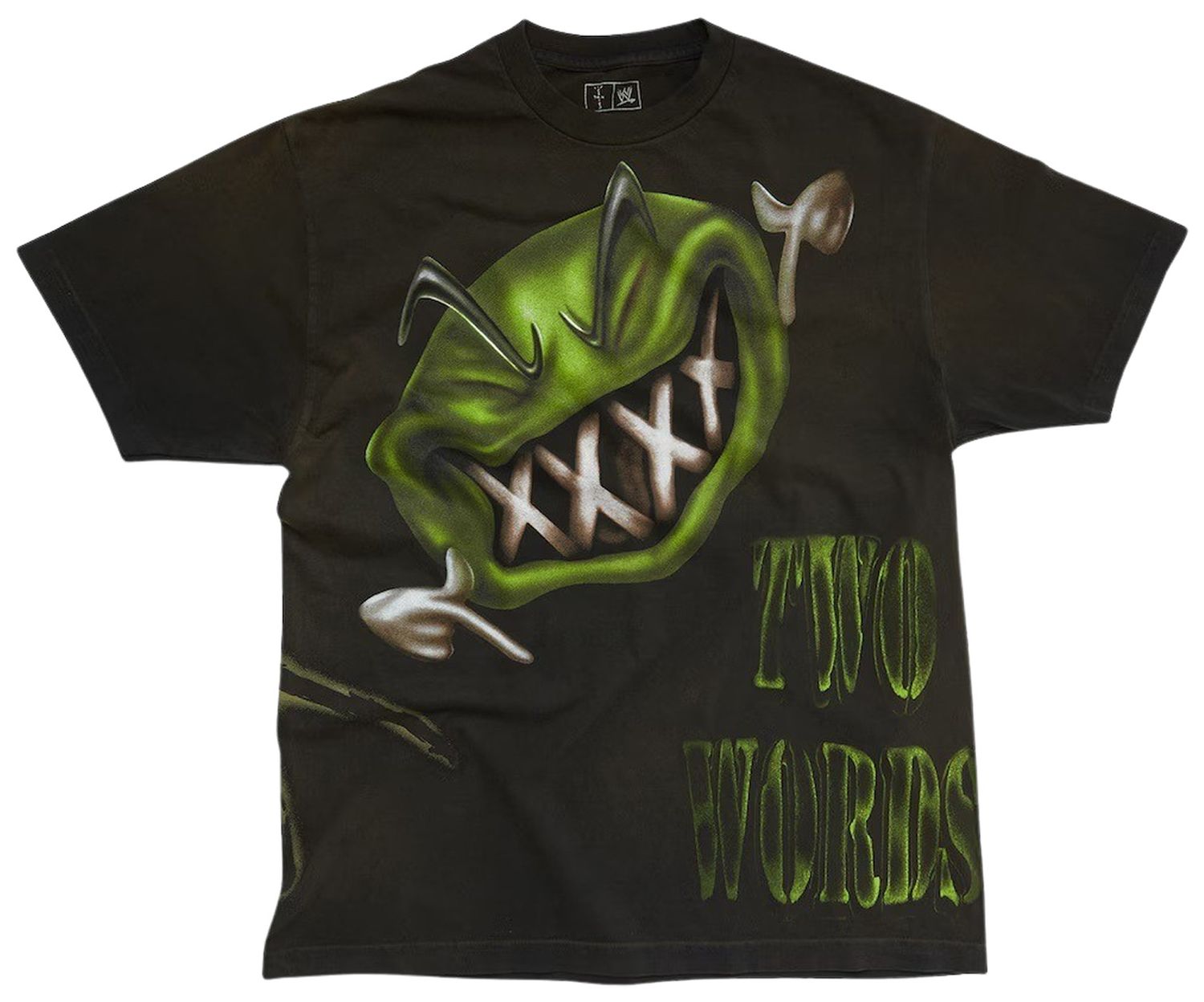 Travis Scott x WWE Two Words DX Tee Black