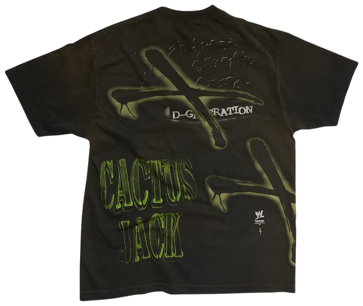 Travis Scott x WWE Two Words DX Tee Black