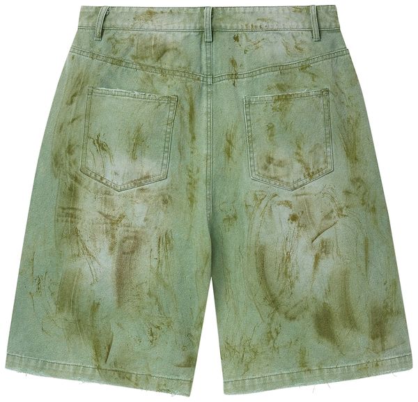 Vale Forever Green Skittle Jorts 'Dirt/Green'