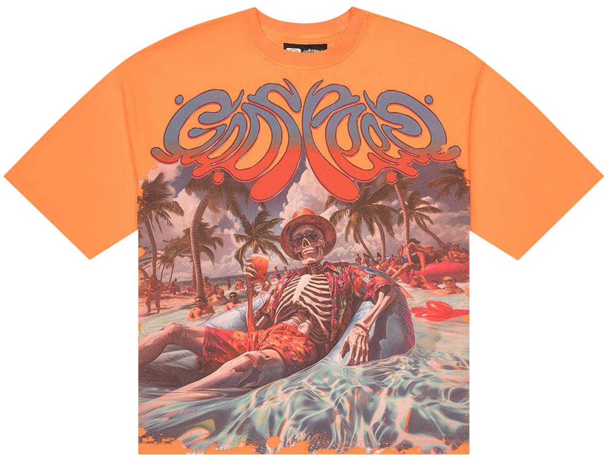 Godspeed Pool Party T-shirt (Tangerine)