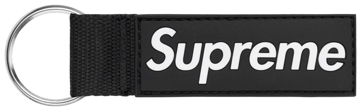 Supreme Webbing Keychain Black (SS26)