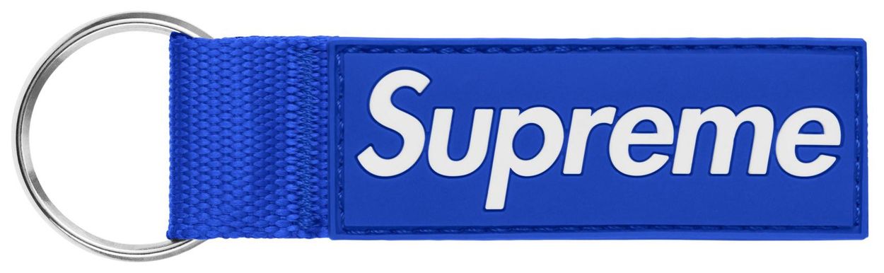 Supreme Webbing Keychain Royal (SS26)