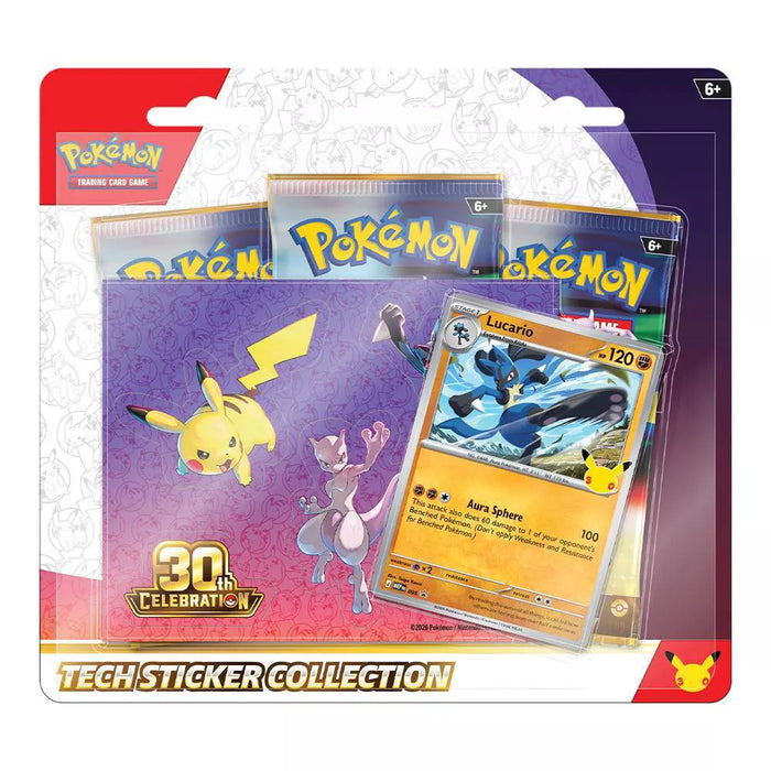 Pokemon TCG: 3Oth Celebration Tech Sticker Collection