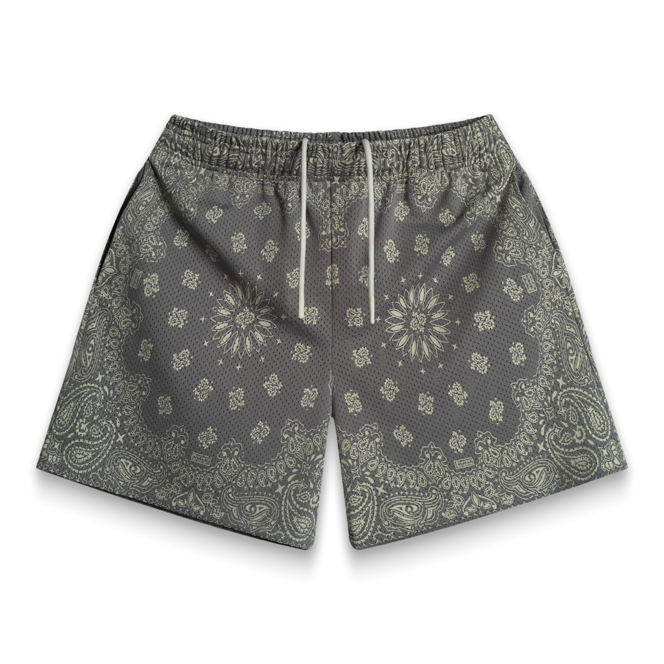 Bravest Studio Paisley Concrete Shorts