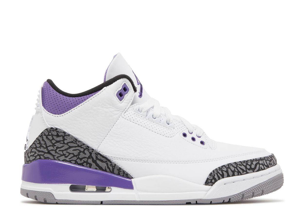 Air Jordan 3 Retro Dark Iris (PRE-OWNED) (NO-BOX)