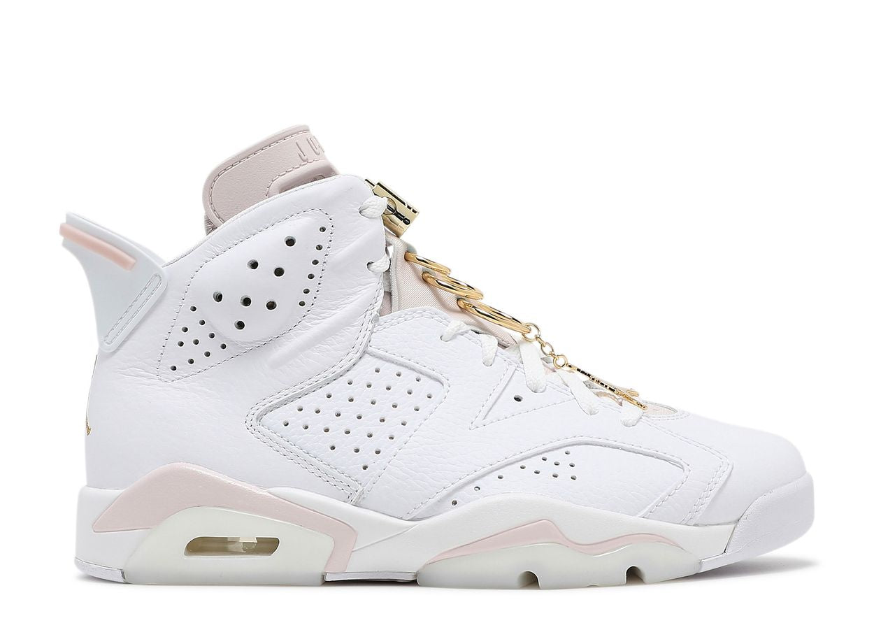 Air Jordan 6 Retro Gold Hoops (W)(PRE-OWNED)