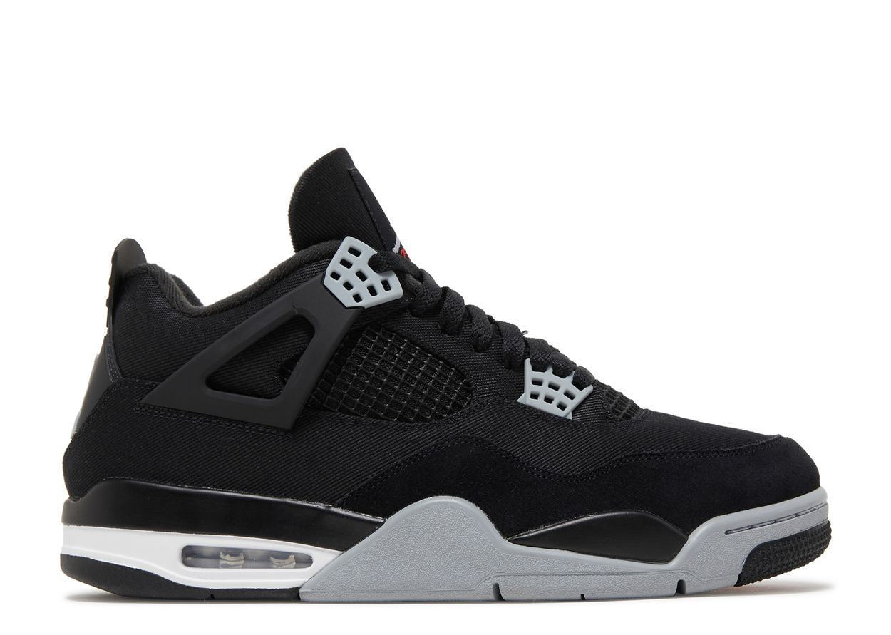 Air Jordan 4 Retro SE Black Canvas (Pre-Owned)