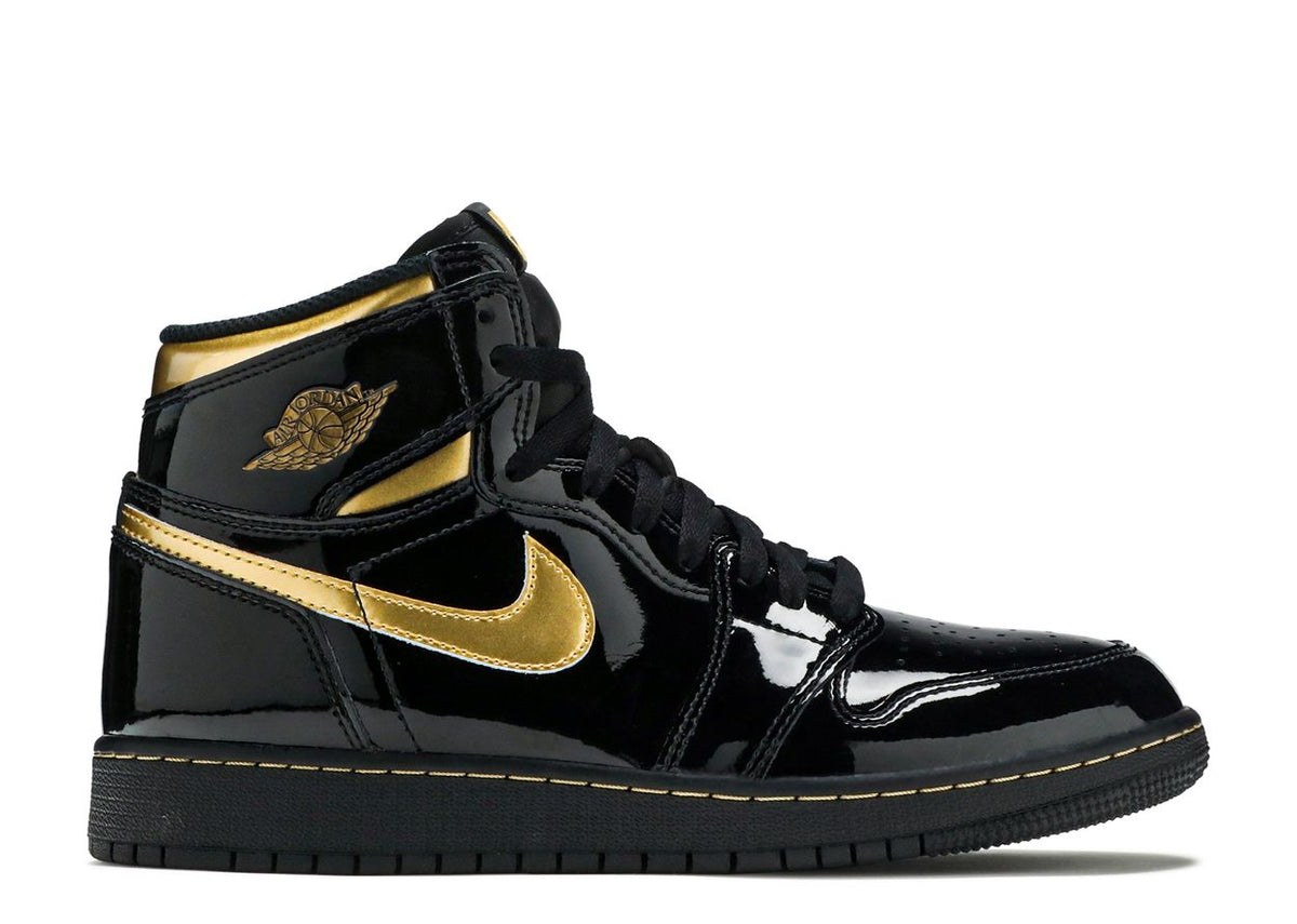 Air Jordan 1 Retro High OG Black Metallic Gold (GS)
